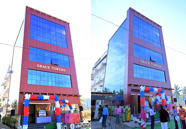 Bro Andrew Richard, Family along with the well-wishers of Grace Ministry inaugurated the Mega Prayer Centre / Church of Grace Ministry at Budigere in Bangalore, Karnataka with grandeur on Sunday, Jan 15th, 2023.